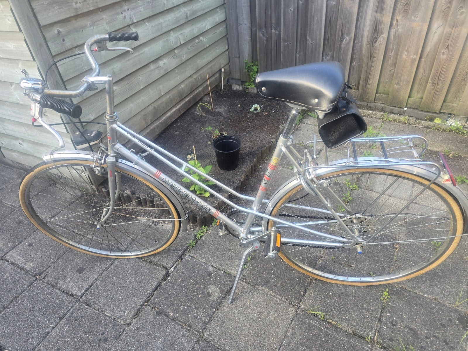 Heidemann fiets - Vintage/Retro Stadsfiets, Overige merken, Velgrem, Versnellingen, Ophalen of Verzenden