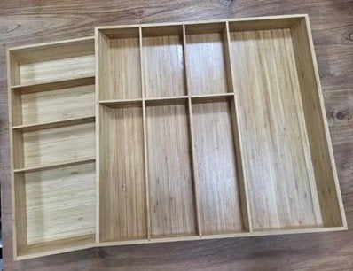 IKEA VARIERA Bestekbak Bamboe - Zo goed als nieuw (2x), Ophalen, Overige typen, Hout, IKEA