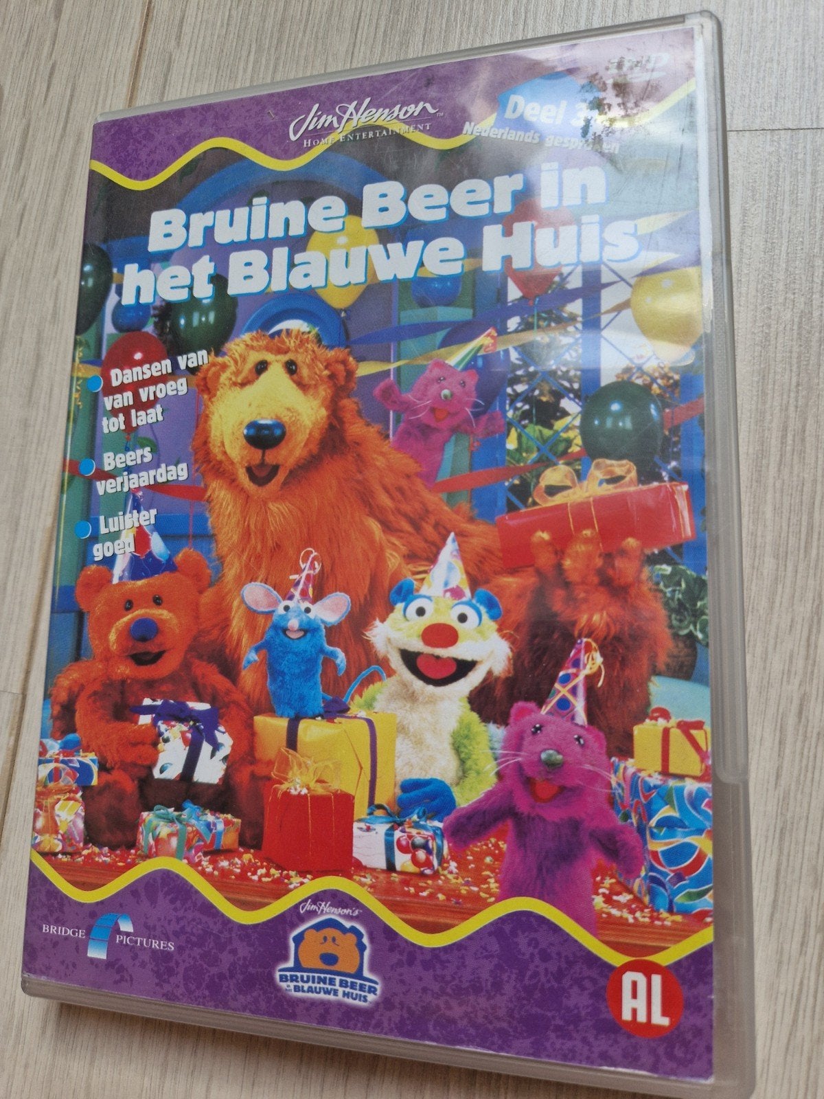 dvd bruine beer in het blauwe huis deel 3 jim henson, Cd's en Dvd's, Dvd's | Kinderen en Jeugd, Alle leeftijden, Ophalen of Verzenden