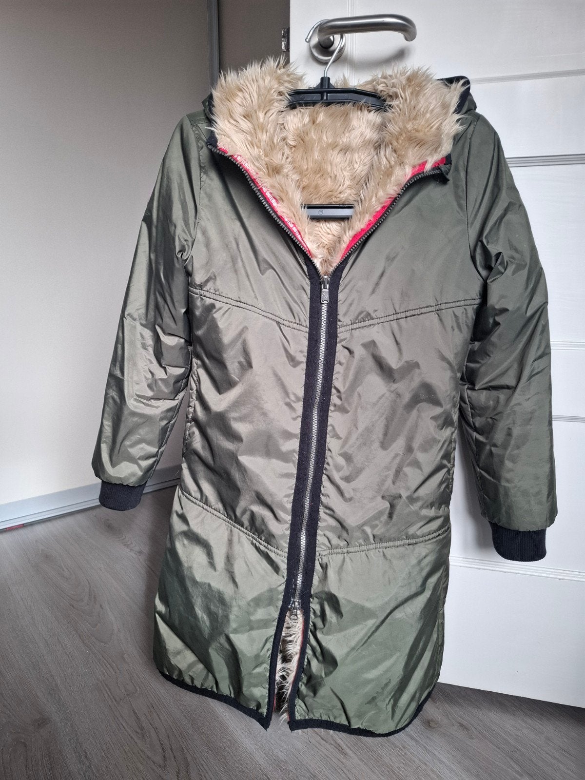 Vingino winterjas met teddy voering - maat 152, Ophalen, Zo goed als nieuw, Vingino, Jongen of Meisje