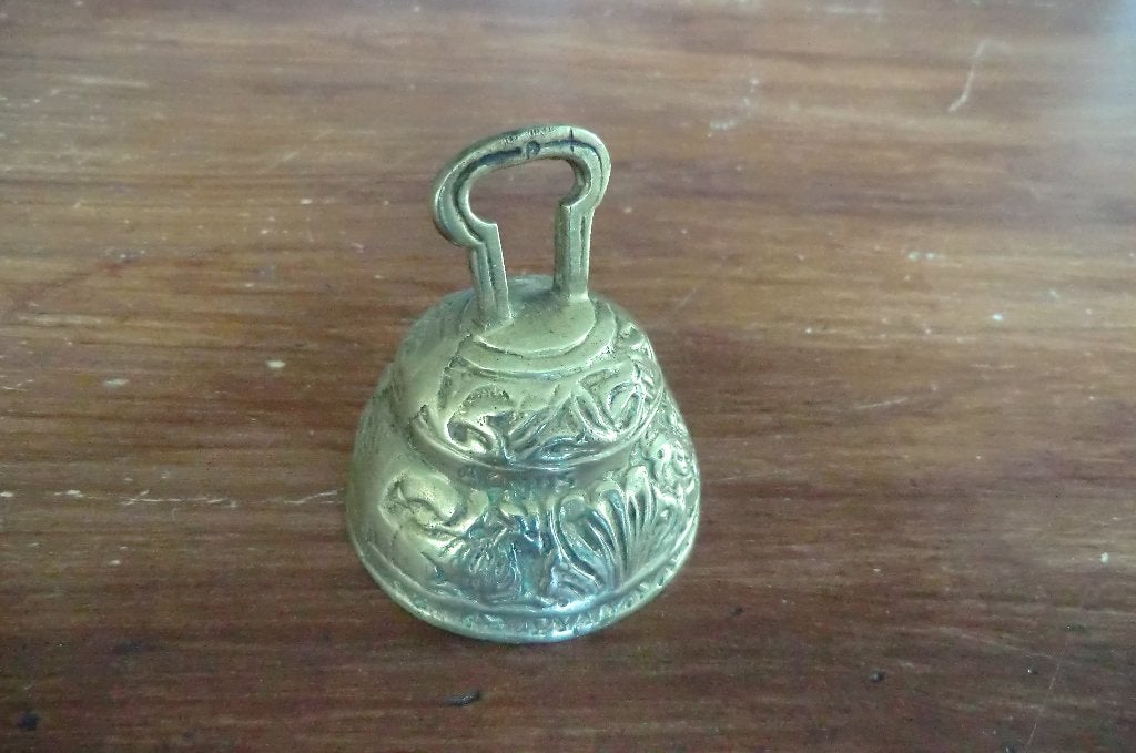 antieke tafelbel / bel - brons, Antiek en Kunst, Antiek | Koper en Brons, Ophalen of Verzenden, Brons