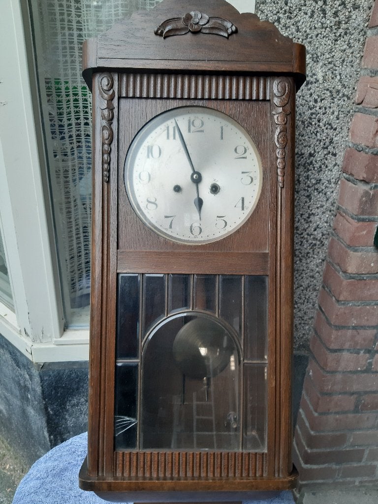 Wandklok, merk onbekend, in goedwerkende staat, Ophalen