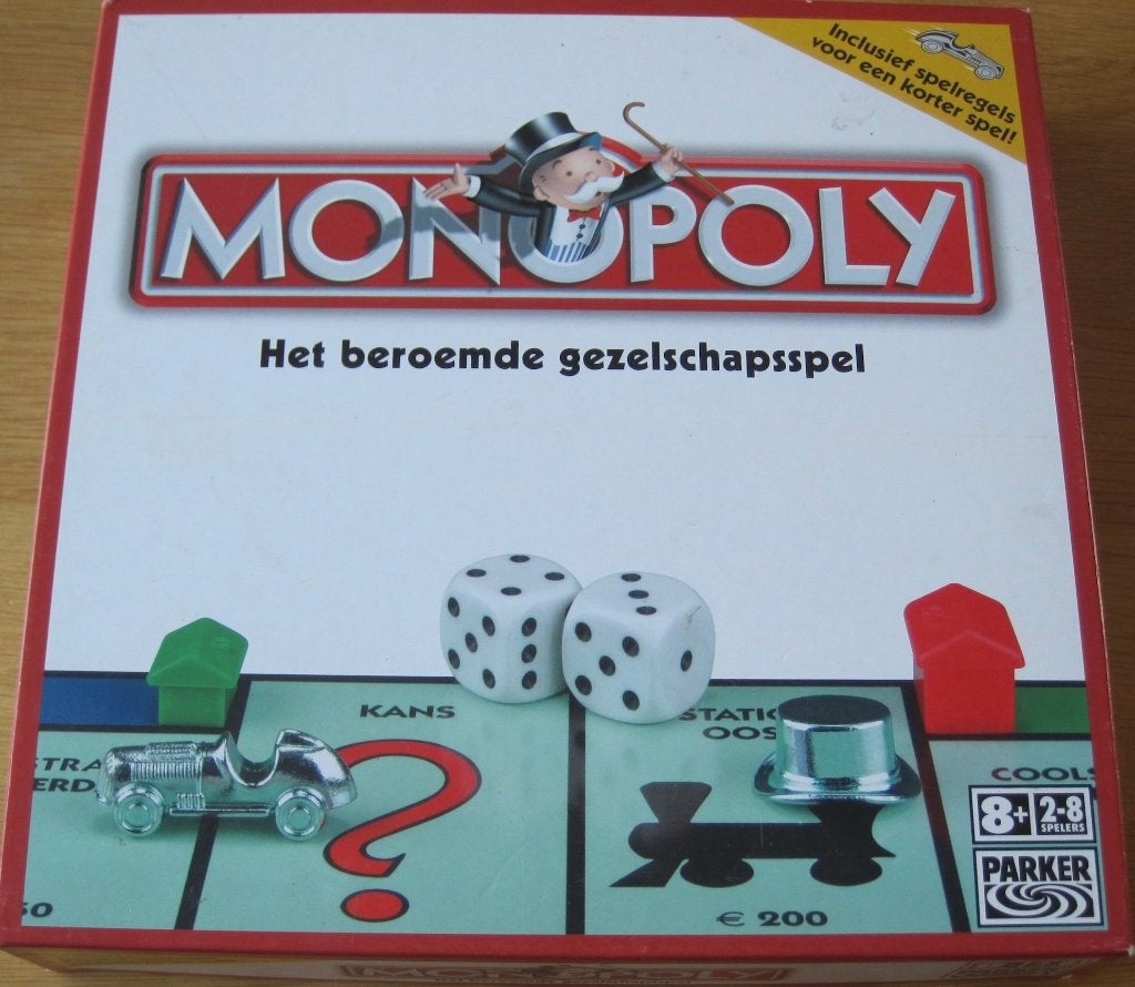 bordspel Monopoly - begin jaren 2000, Hobby en Vrije tijd, Gezelschapsspellen | Bordspellen, Vijf spelers of meer, Ophalen of Verzenden