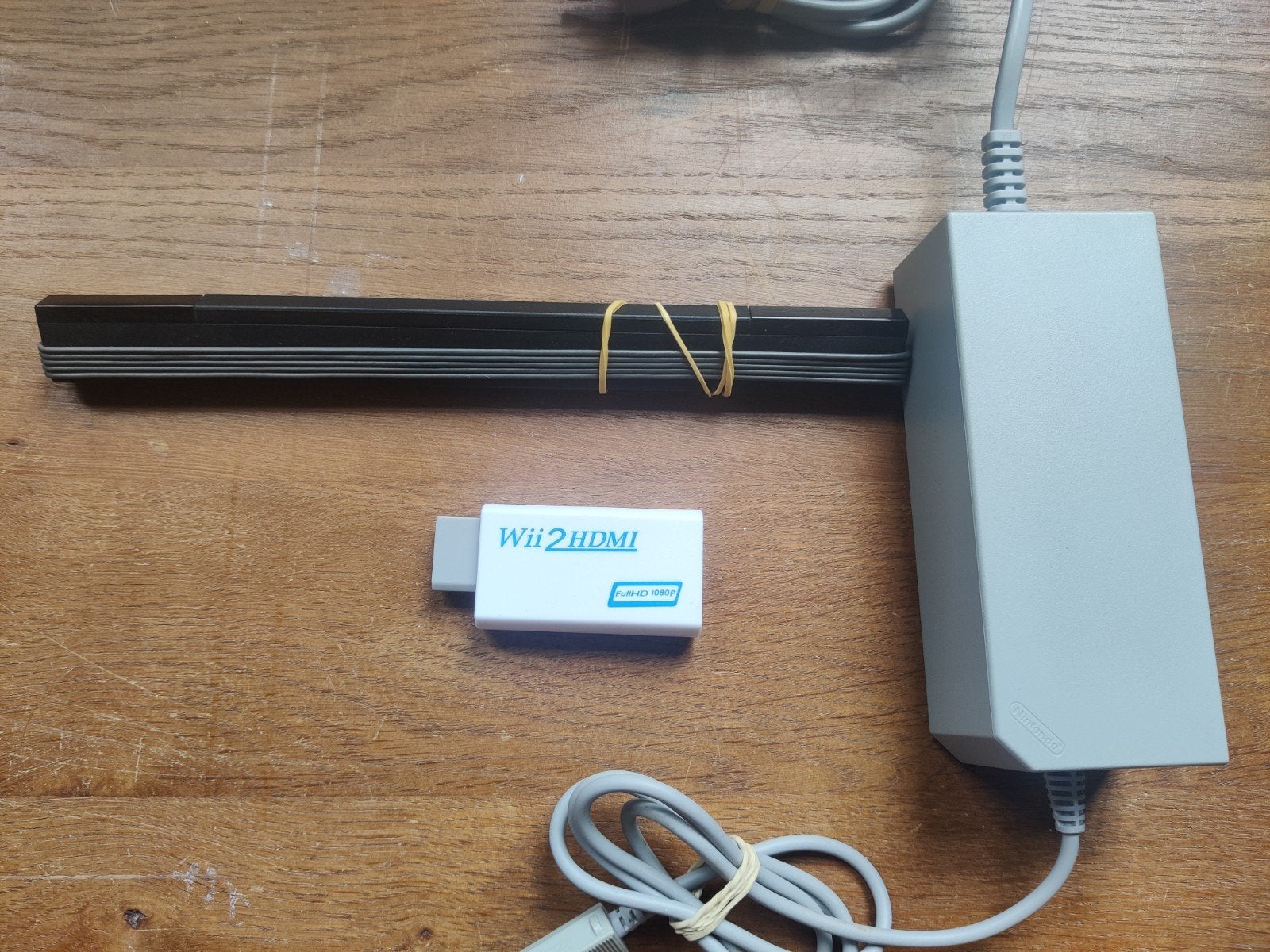 Wii accessoires: Sensor Bar, Voeding, Wii2HDMI adapter, Gebruikt, Nintendo, Overige typen, Nintendo