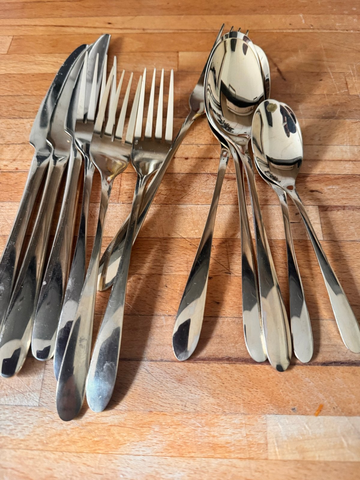 Goudkleurig Bestekset - Messen, Vorken, Lepels, Ophalen of Verzenden, Nieuw, Rvs of Chroom
