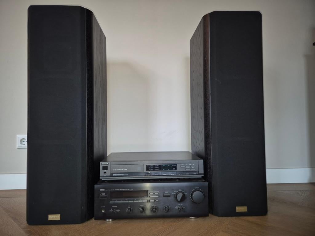 Hifi-set: Quadral Shogun MK V + Yamaha + Aristona., Audio, Tv en Foto, Stereo-sets, Overige merken, Ophalen