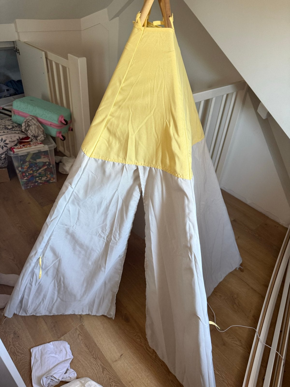 Ikea speeltentje - Geel/Grijs Tipi, Ophalen of Verzenden, Gebruikt