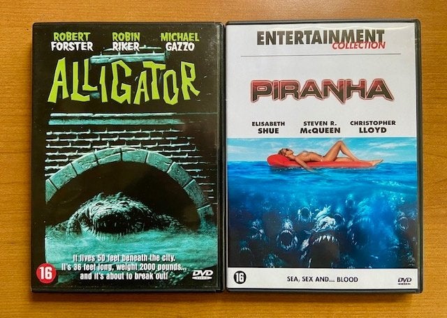 Alligator & Piranha, Vanaf 12 jaar, Ophalen of Verzenden, Gebruikt, Horror