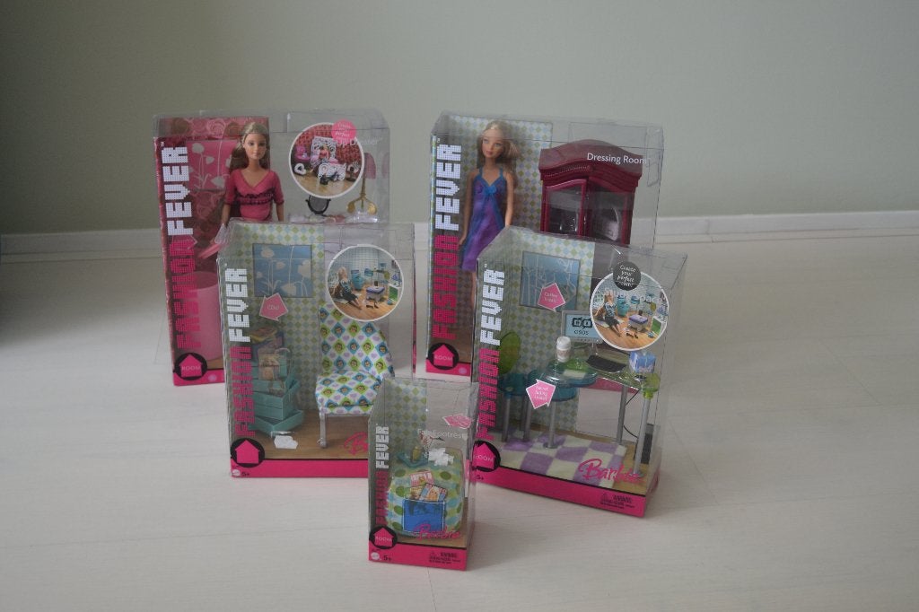 Barbie 5x Fashion Fever meubels Nieuw! (Mattel, 2005/2006), Verzamelen, Poppen, Ophalen of Verzenden, Nieuw, Pop