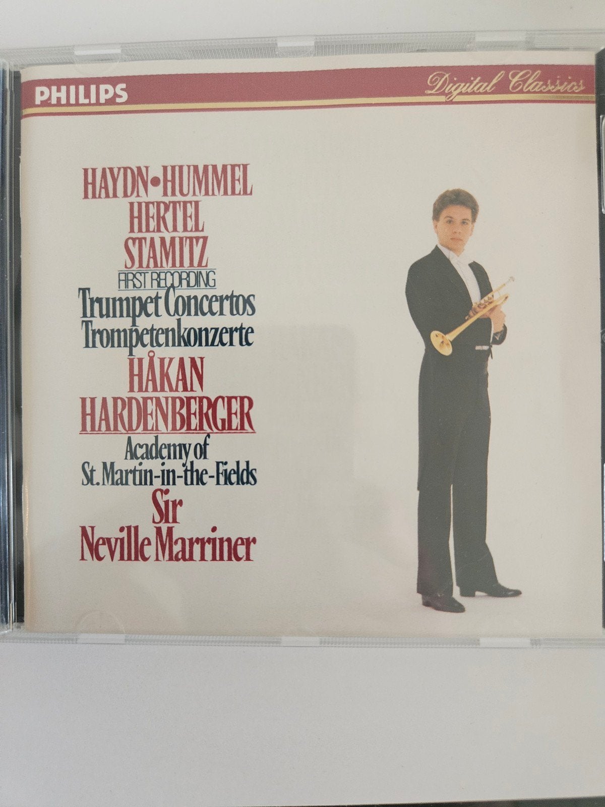 HAYDN HUMMEL HERTEL STAMITZ Trompetconcertos CD, Haydn, Soloconcert, Ophalen of Verzenden, Zo goed als nieuw