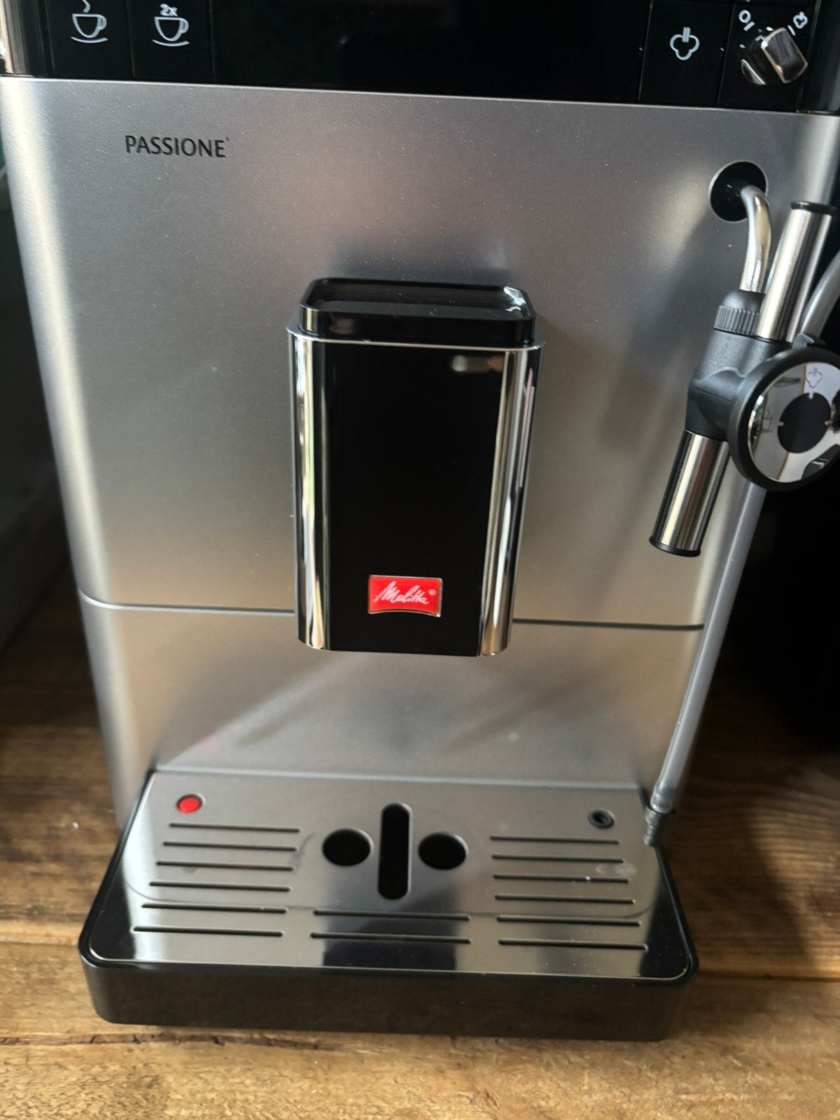 Melitta passione koffiemachine, 10 kopjes of meer, Koffiemachine, Zo goed als nieuw, Afneembaar waterreservoir