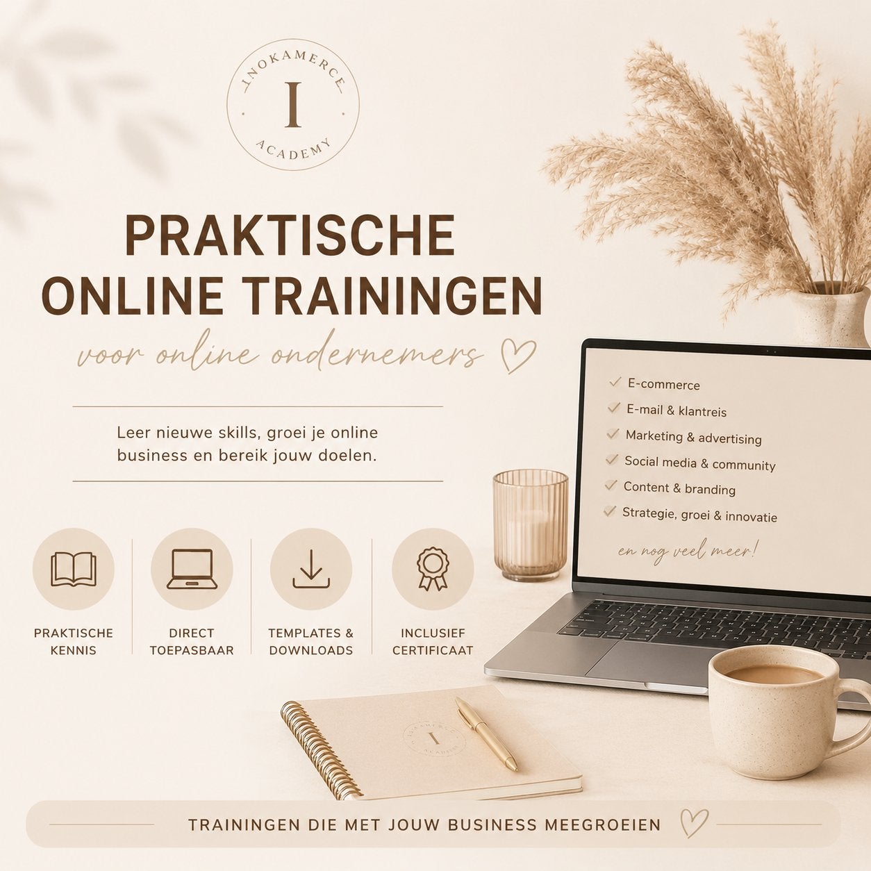 Praktische Online Trainingen | Vanaf €20, Variabele uren, Overige niveaus, Starter, Overige vormen