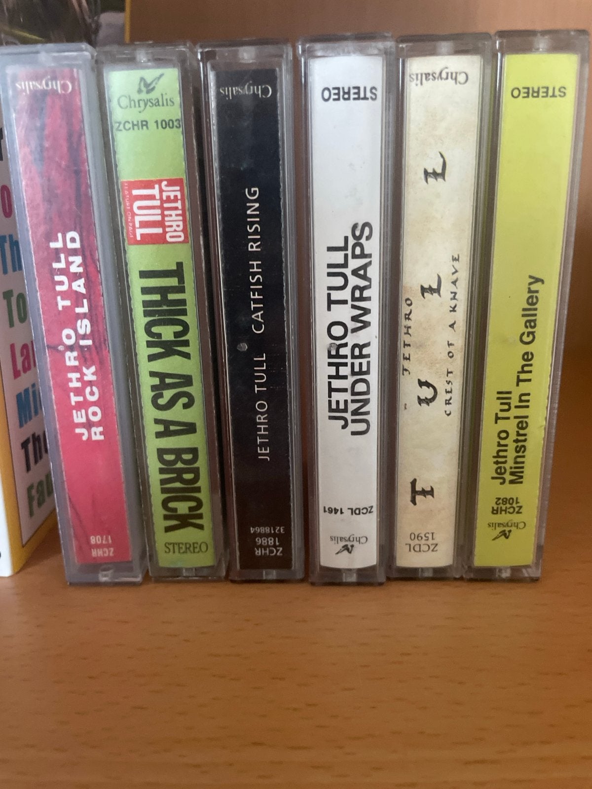 Jethro Tull Cassettebandjes Collectie (6 stuks), Cd's en Dvd's, Cassettebandjes, Gebruikt, 2 t/m 25 bandjes, Ophalen of Verzenden