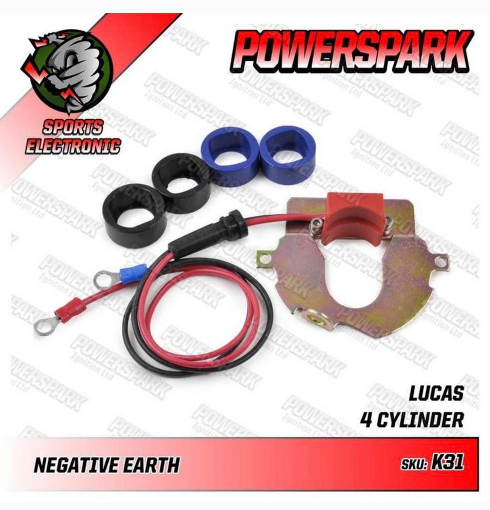 Powerspark K31 Elektronische Ontsteking Lucas DKY4A set, Ophalen of Verzenden, H, H, H