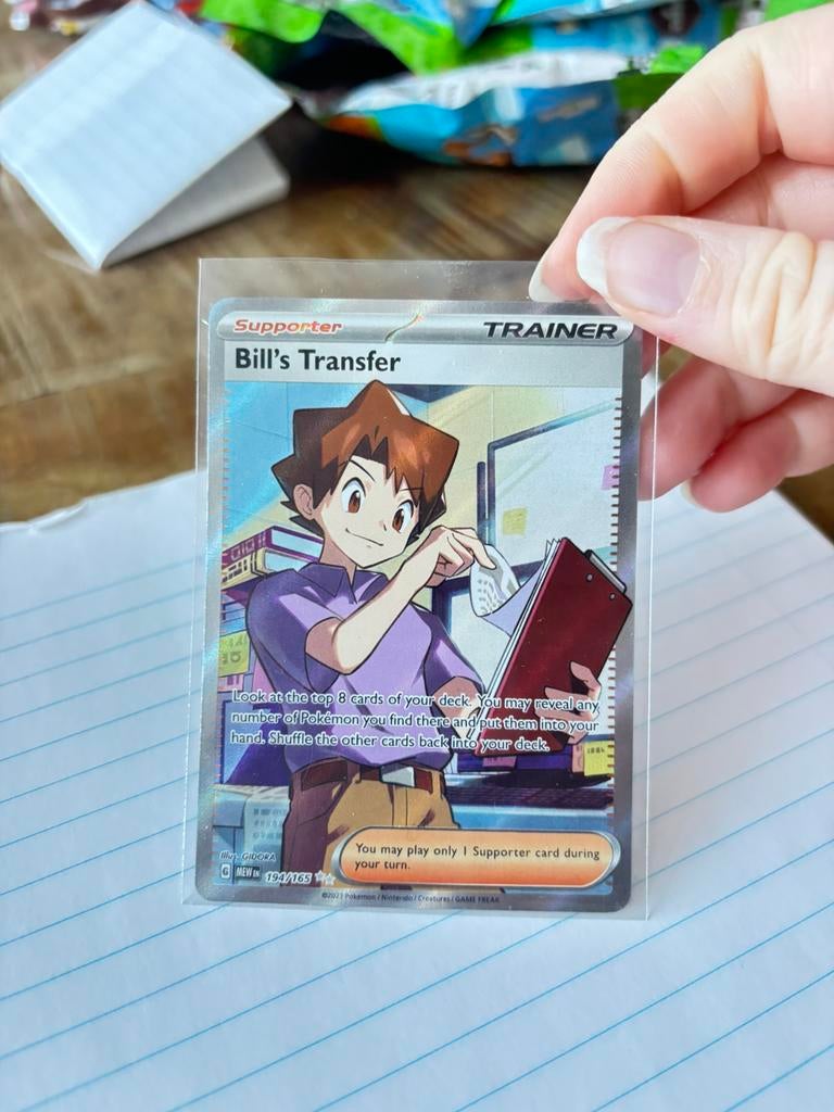 Pokemon bill’s transfer 194/165 151 set, Ophalen of Verzenden, Nieuw, Losse kaart, Foil
