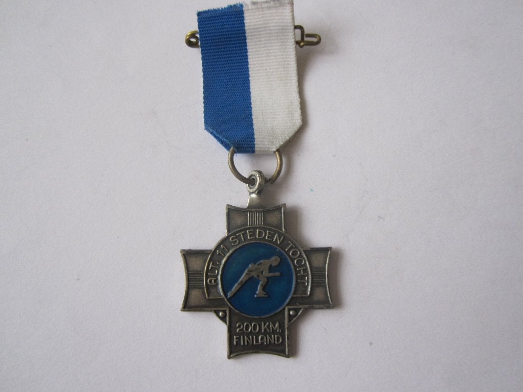 Medaille Elfstedentocht U.S.A./Canada, Ophalen of Verzenden, Overige materialen, Nederland