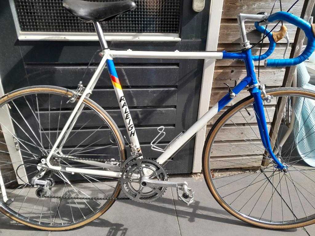 Raleigh oldtimer racefiets uitstekende gereviseerde staat, Ophalen, Jaren '60 of nieuwer, Velgrem, Raleigh