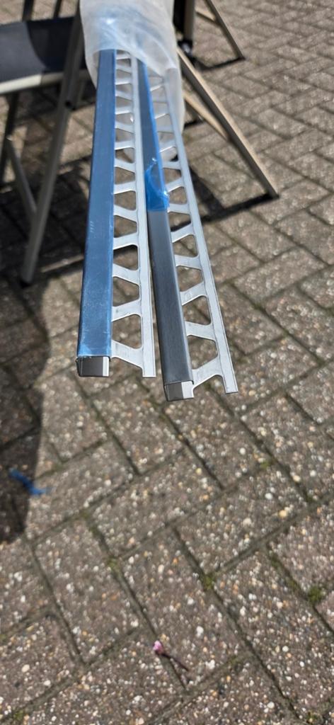 Schlüter Quadec EB tegelprofiel RVS 12,5 mm x 300 cm 2 stuks, Ophalen, Wandtegels, Nieuw, Minder dan 20 cm