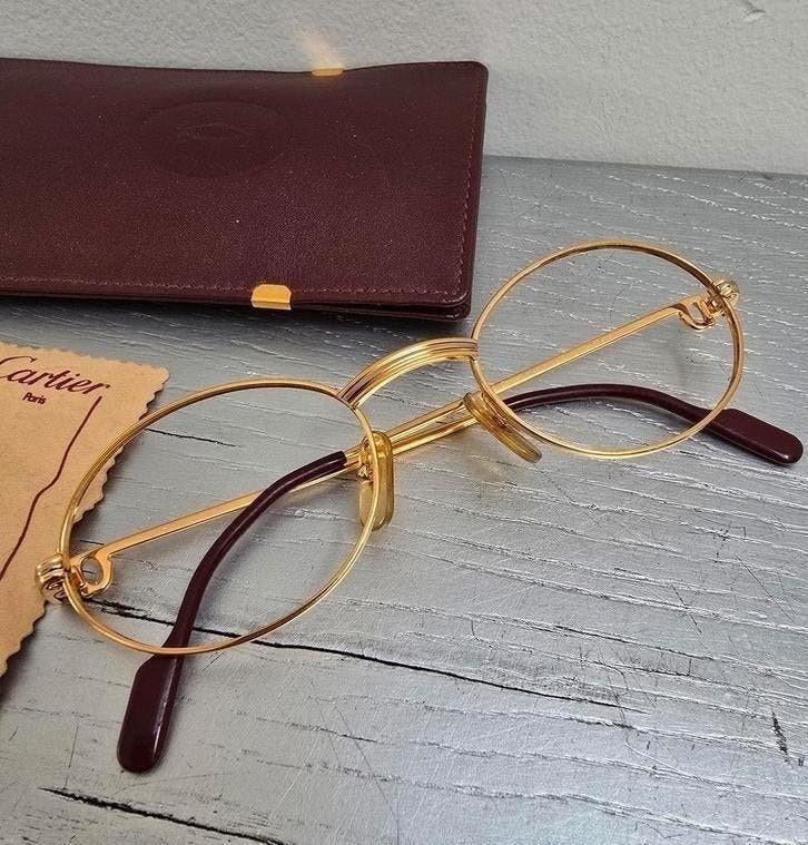 Vintage Cartier Saint Honore bril - maat 53 22 140, Sieraden, Tassen en Uiterlijk, Zonnebrillen en Brillen | Heren, Overige merken