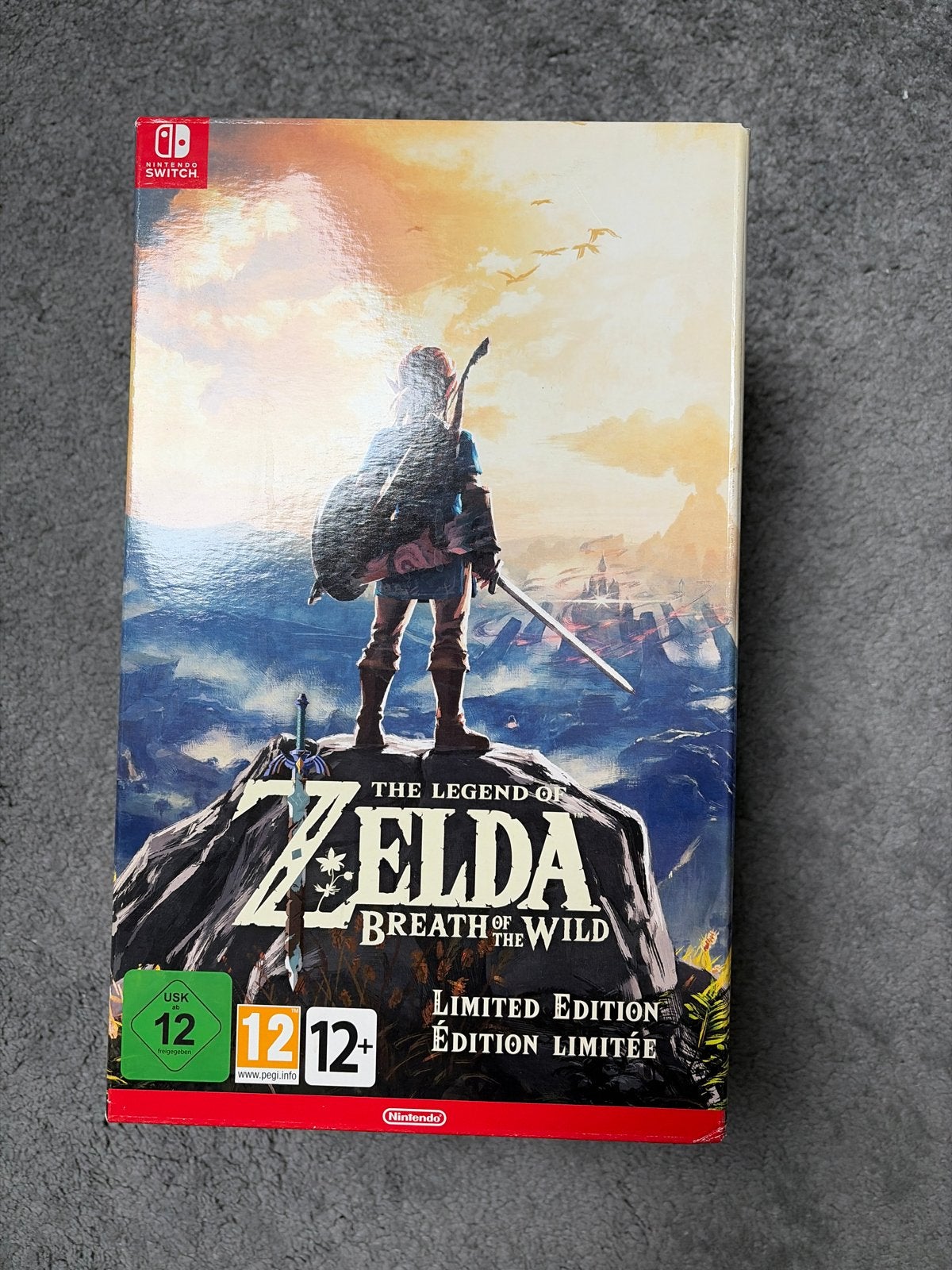 The Legend of Zelda: Breath of the Wild Limited Edition, 1 speler, Ophalen of Verzenden, Zo goed als nieuw, Role Playing Game (Rpg)