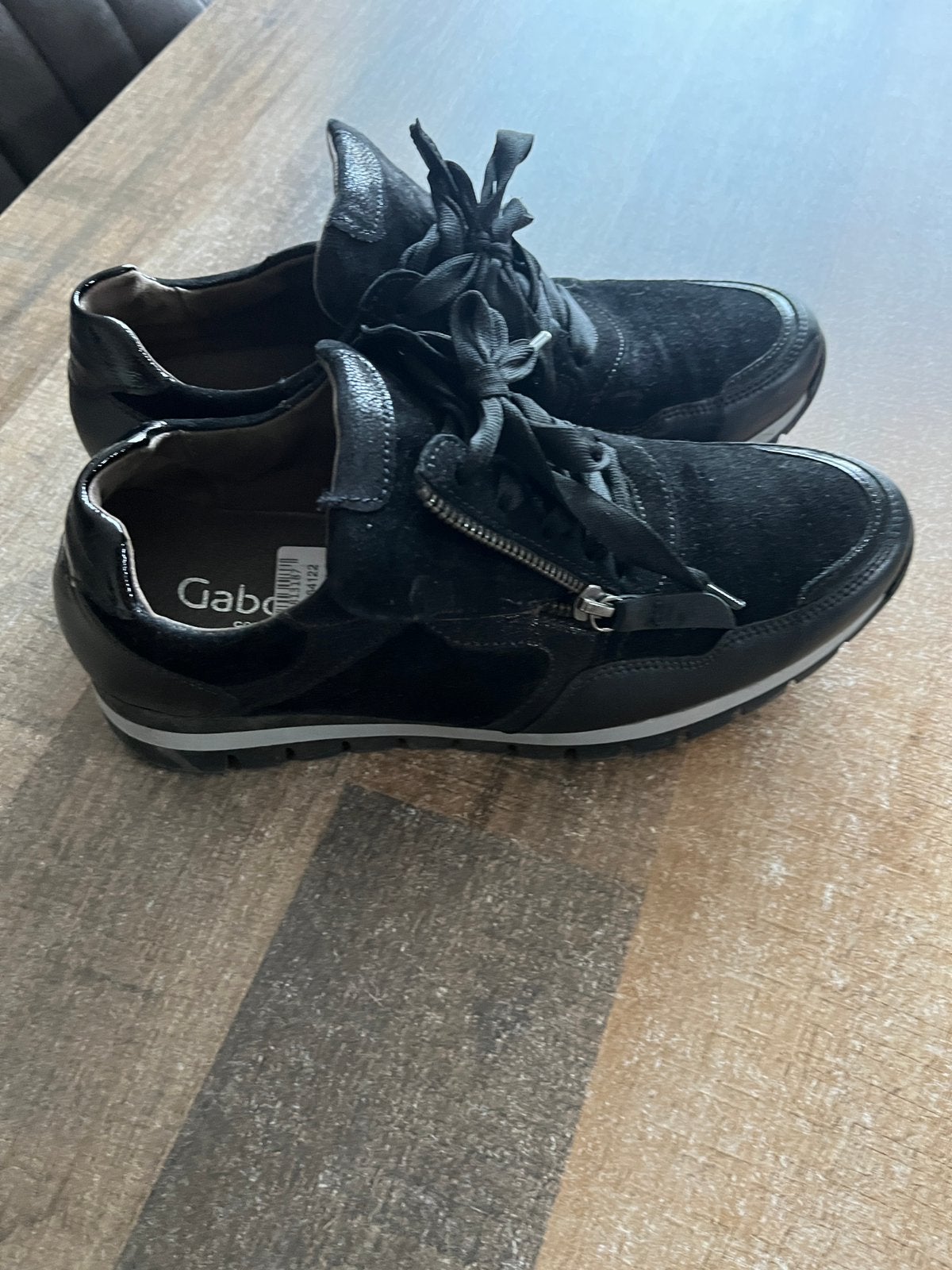 Gabor sneakers, Kleding | Dames, Ophalen of Verzenden, Zo goed als nieuw, Zwart, Sneakers of Gympen