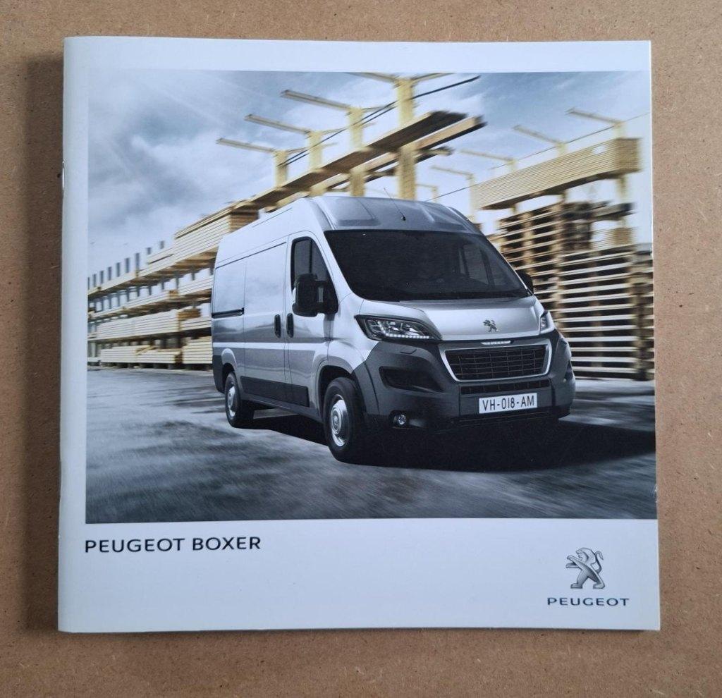 Peugeot Boxer brochure (nov. 2016, een van de allerlaatste), Verzenden, Zo goed als nieuw, Peugeot