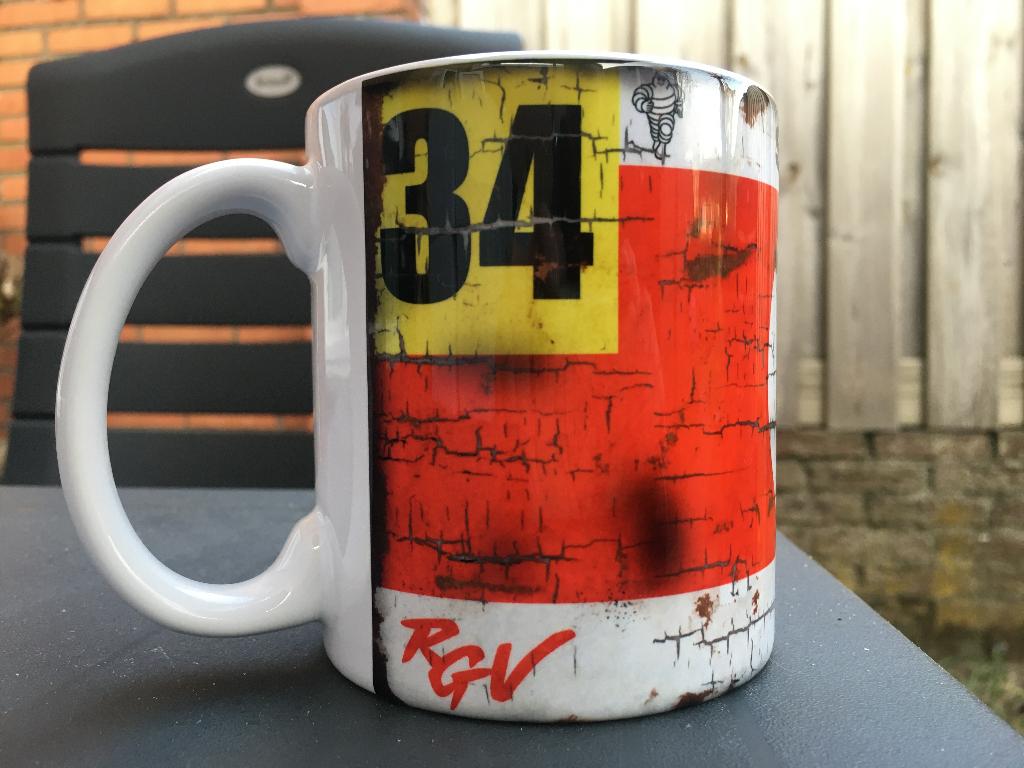 ✅ Kevin Schwantz Suzuki Pepsi mok Vintage olie Motorsport, Ophalen of Verzenden, Nieuw, Motoren