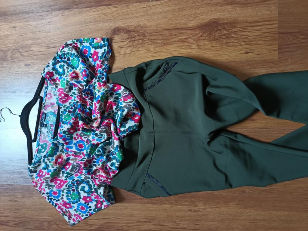 Broek mt XXL & Bloes mt 46 - Comfortabele set, Maat 46/48 (XL) of groter, Ophalen of Verzenden, Norah, Gedragen