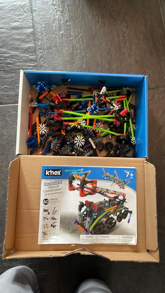 Knex doos met bouw instructies, Kinderen en Baby's, Ophalen, Zo goed als nieuw, K'nex