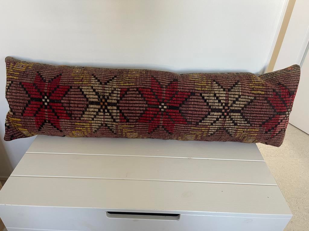 Kelim kussen, Huis en Inrichting, Woonaccessoires | Kussens, Ophalen of Verzenden, Zo goed als nieuw, Vierkant