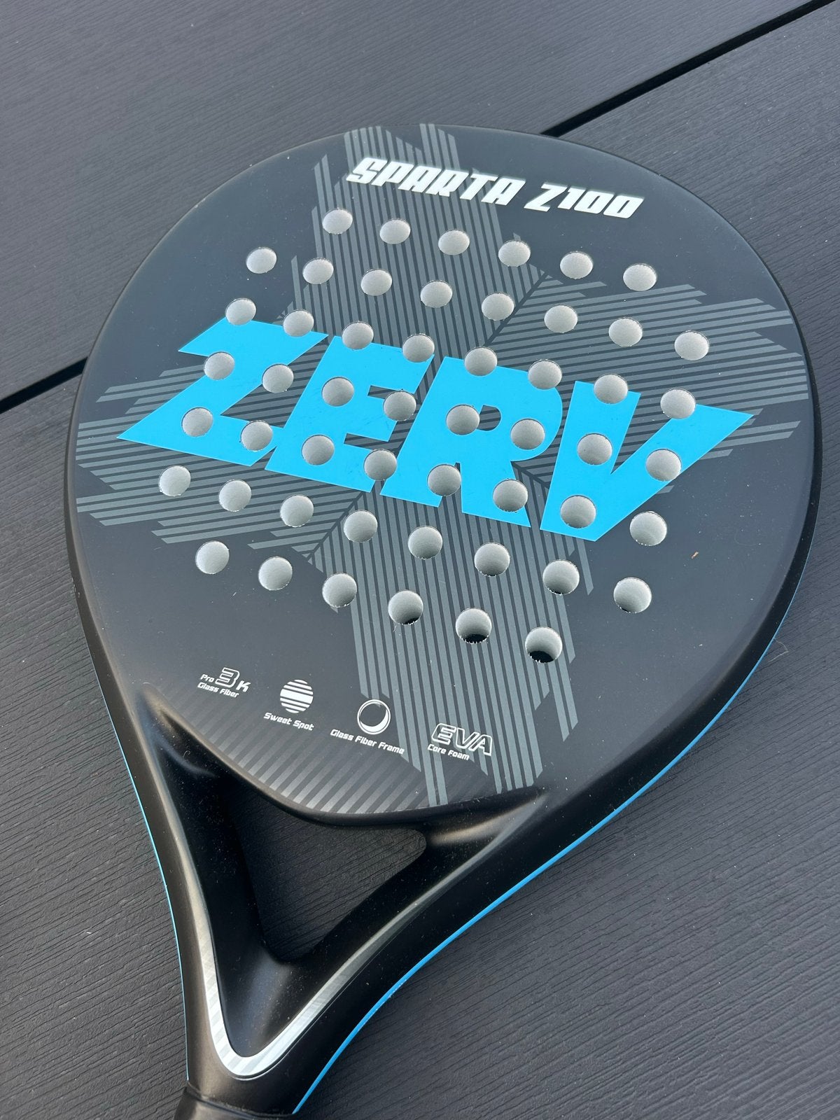 ZERV Sparta Z100 Padelracket - Zo goed als nieuw, Ophalen of Verzenden, Zo goed als nieuw, Padelracket
