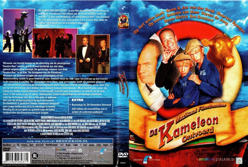 De schippers, De Kameleon ontvoerd, Muzikaal filmtheater, Alle leeftijden, Ophalen of Verzenden, Zo goed als nieuw