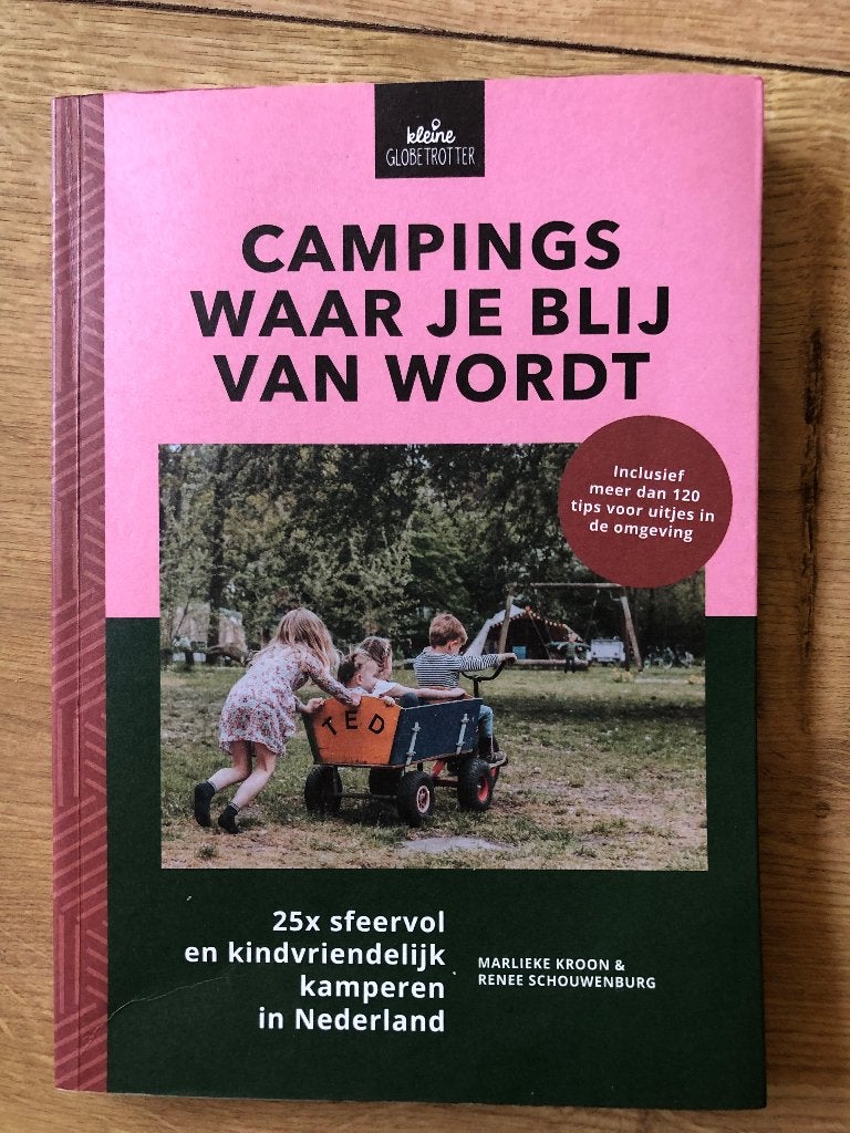 Campings waar je blij van wordt, Boeken, Nieuw, Ophalen of Verzenden, Overige onderwerpen, Marlieke Kroon & Renee Schouwenburg