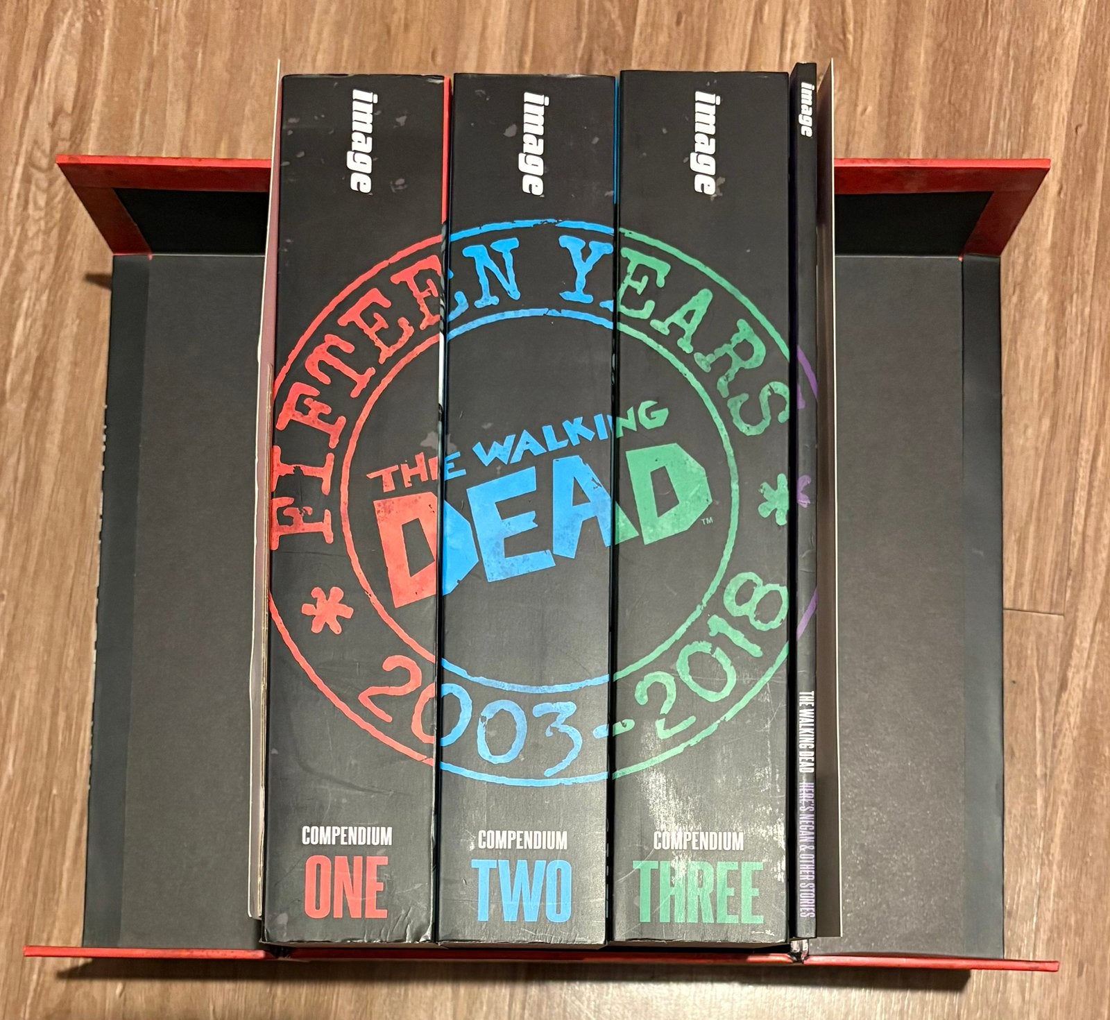 The Walking Dead Compendium 15th Anniversary Box Set, Boeken, Gelezen, Amerika, Complete serie of reeks, Ophalen of Verzenden