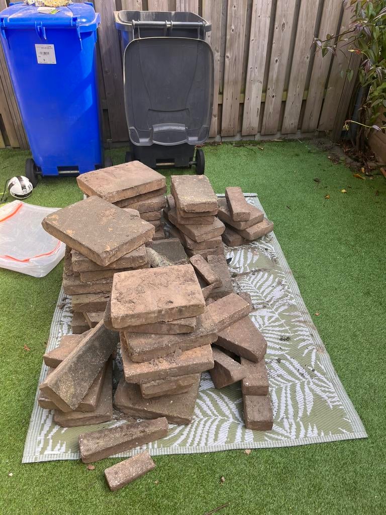 Tuinstenen, Tuin en Terras, Ophalen, Gebruikt, Overige materialen