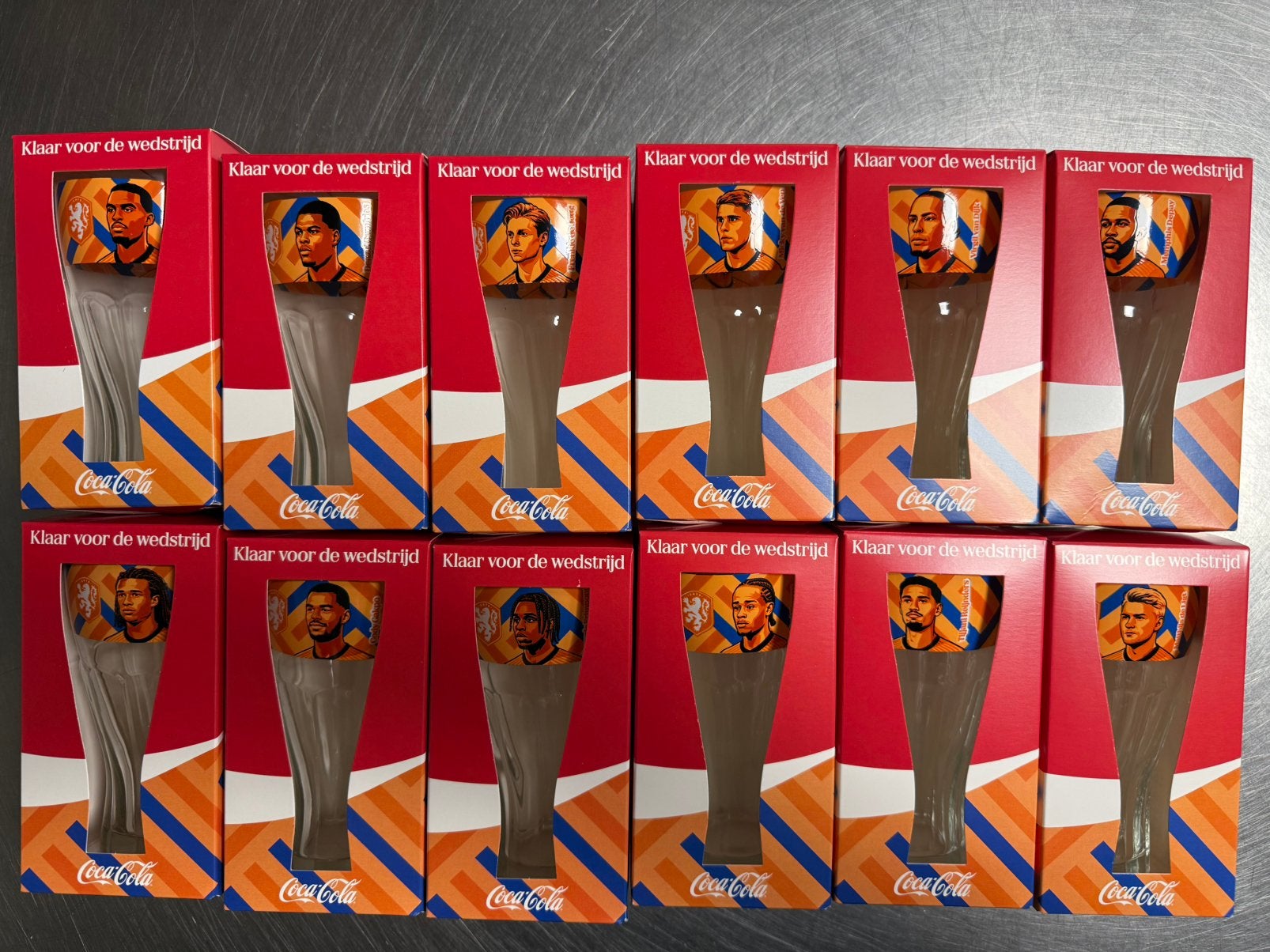 Complete set coca cola WK glazen, Verzamelen, Ophalen of Verzenden, Overige binnenlandse clubs