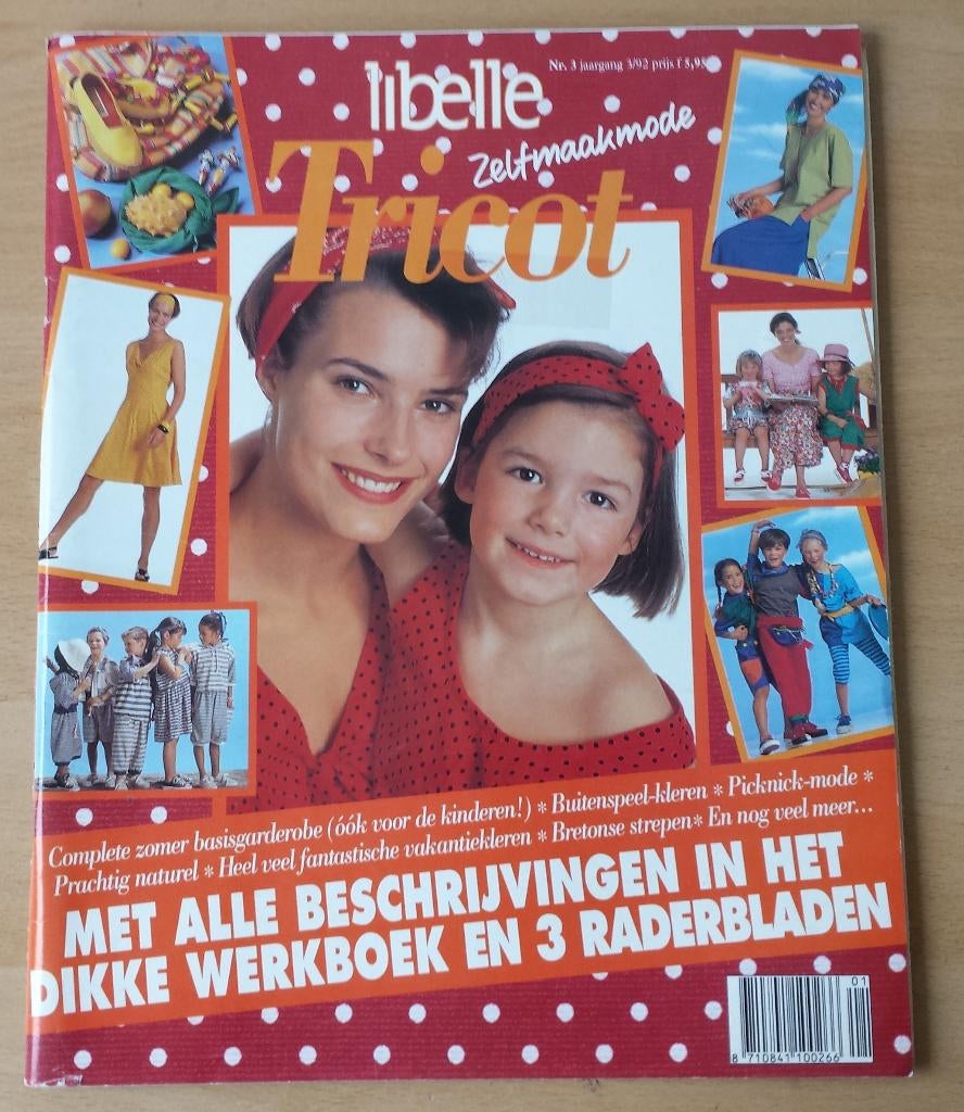 Libelle Tricot nr.3 - 1992, Hobby en Vrije tijd, Kledingpatronen, Gebruikt, Overige typen, Kind, Overige merken, Ophalen of Verzenden