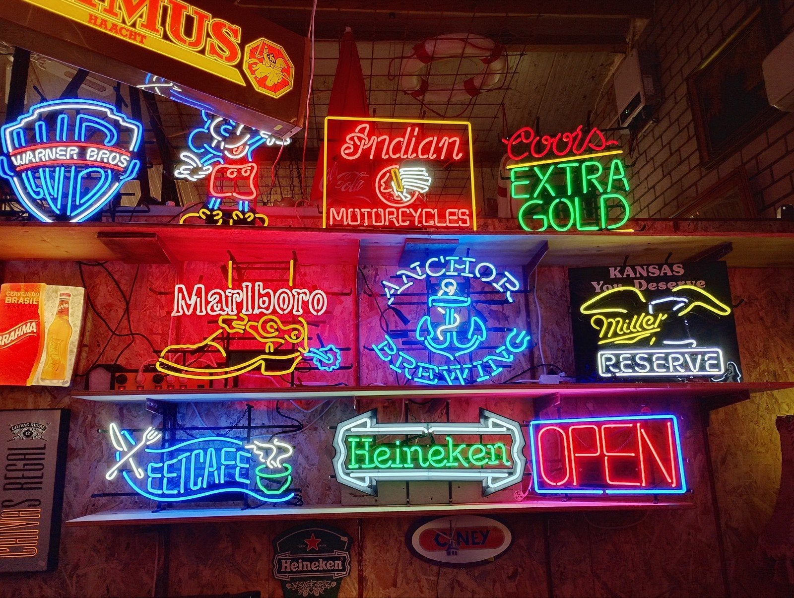diverse zeer mooie neon lampen, Ophalen, Zo goed als nieuw, Reclamebord, Plaat of Schild, Overige merken