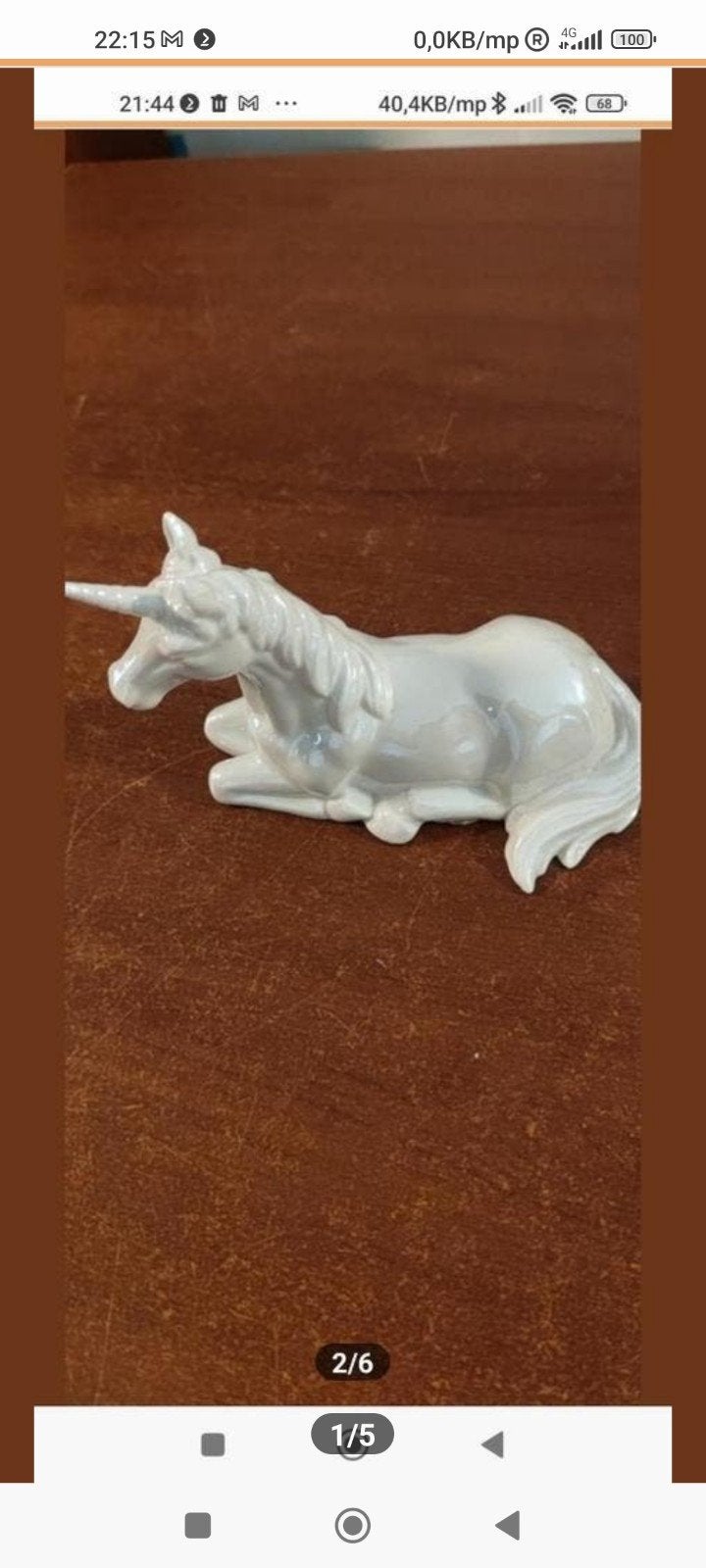 Eenhoorn nieuwe staat 12cm, Ophalen of Verzenden