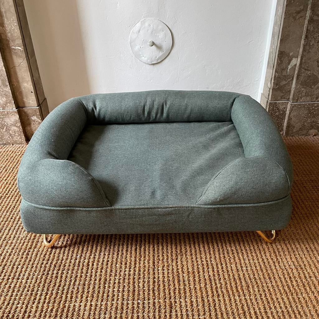 Luxe hondenmand verhoogd Omlet kleine hond, Ophalen, Zo goed als nieuw, Stof
