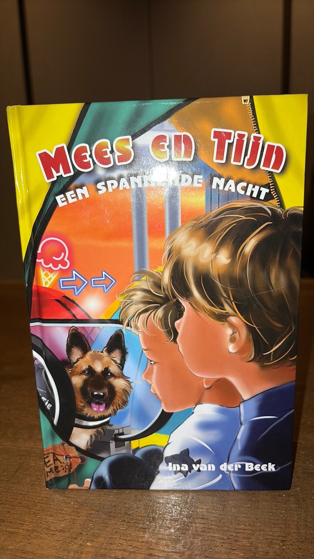 Mees en Tijn een spannende nacht Ina van der Beek, Boeken, Ophalen of Verzenden, Zo goed als nieuw, Fictie algemeen