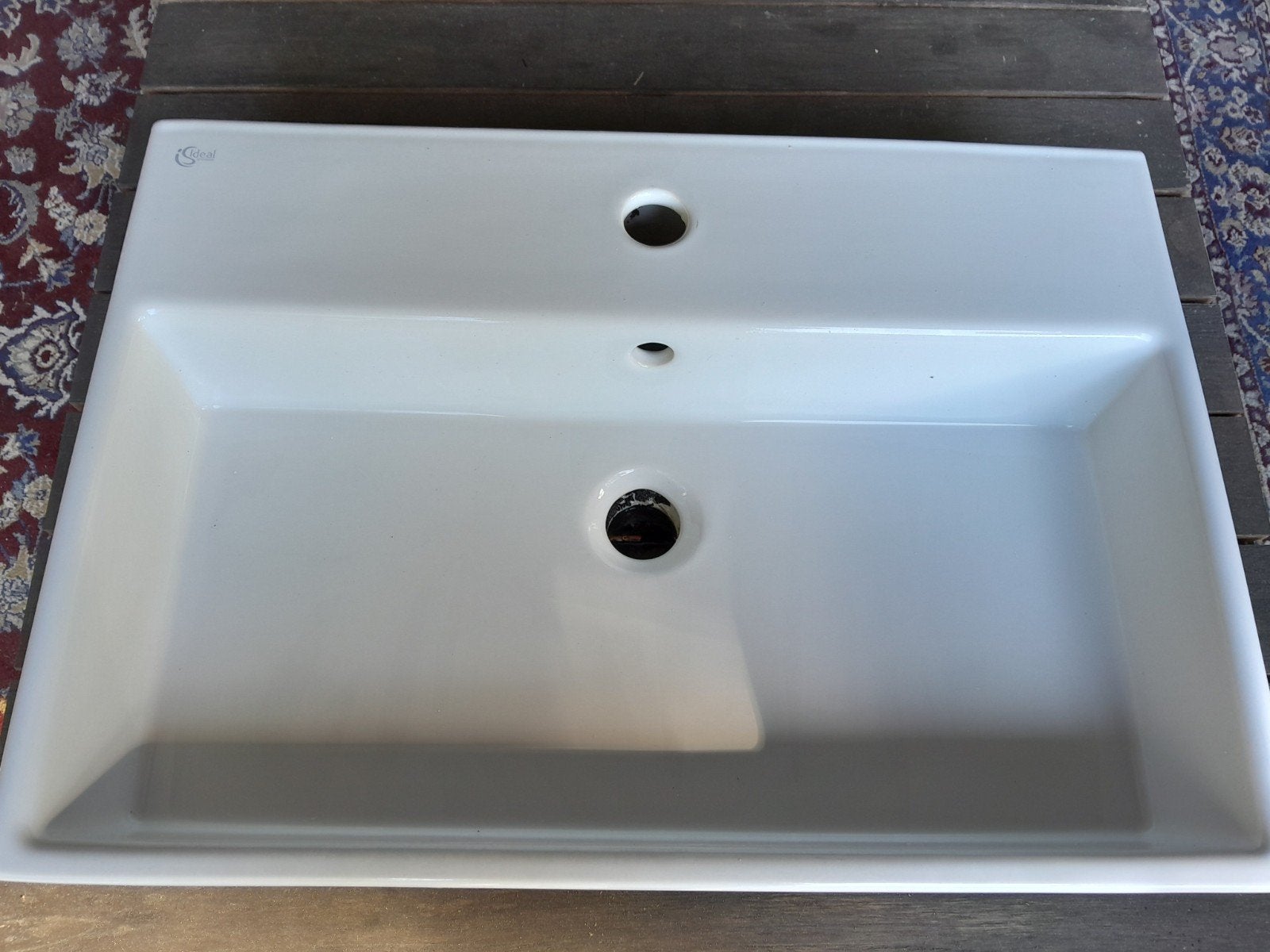 Wastafel Ideal Standard Strada ~ wit ~ als nieuw, Zo goed als nieuw, Minder dan 100 cm, Wasbak of Wastafel, 25 tot 50 cm
