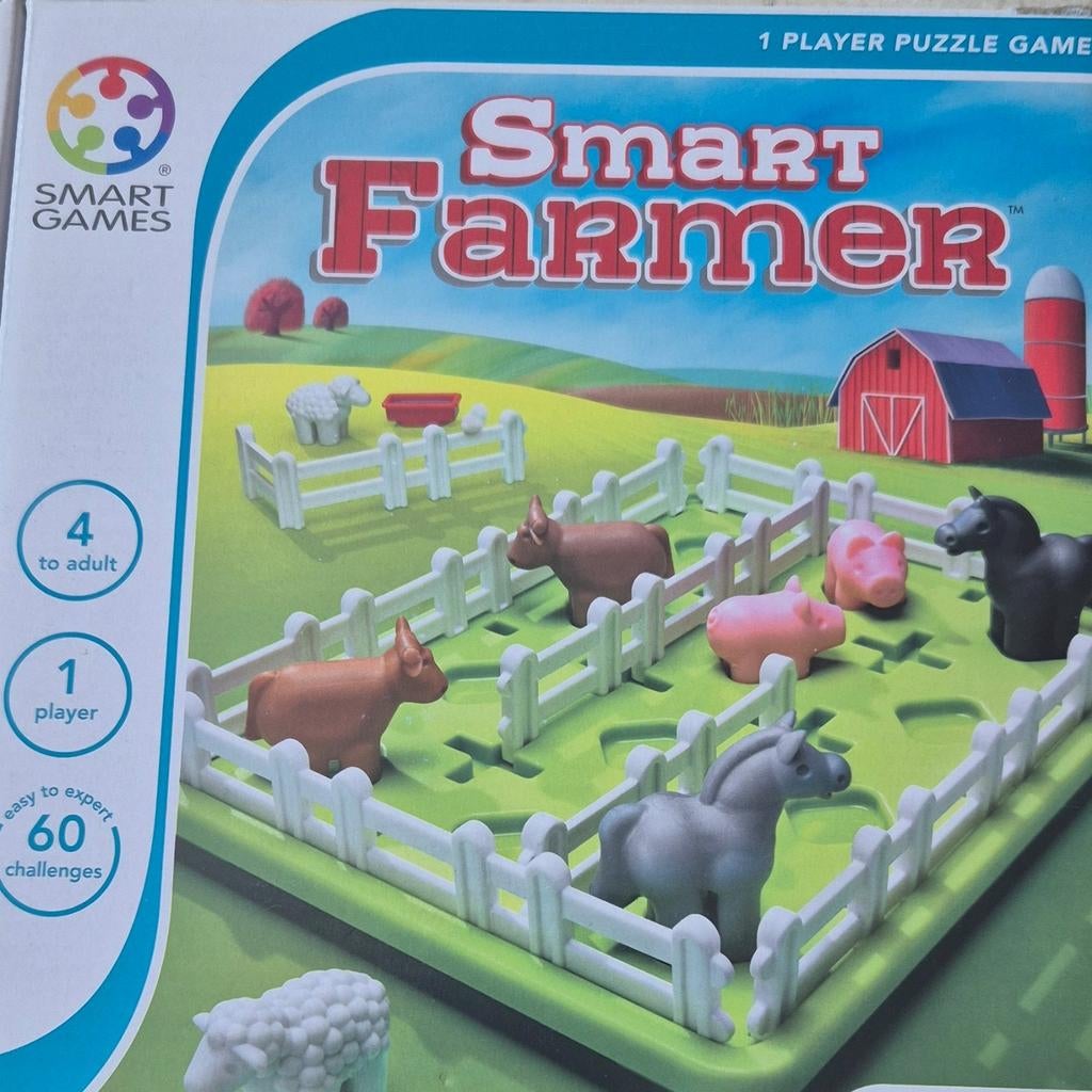 Smart Farmer - Logisch denkspel voor 1 speler, Een of twee spelers, Ophalen of Verzenden, Zo goed als nieuw, SmartGames