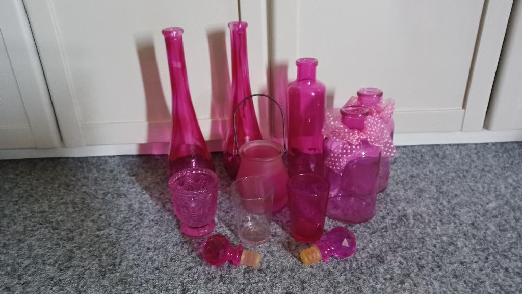 WOONACCESSOIRES FUCHSIA, Ophalen of Verzenden, Zo goed als nieuw