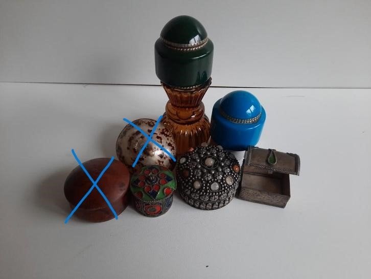 verzameling vintage pillendoosjes, Ophalen of Verzenden