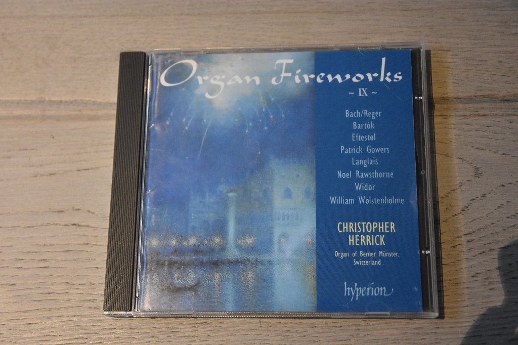 Cd Christopher Herrick Organ Fireworks vol 9, Ophalen of Verzenden, Romantiek, Zo goed als nieuw, Overige typen