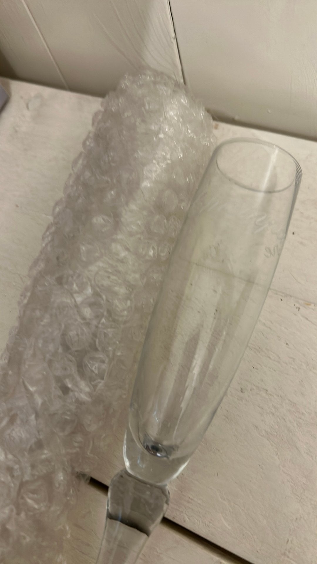 Champange glazen met steel voor in wijn koeler, Ophalen of Verzenden, Zo goed als nieuw