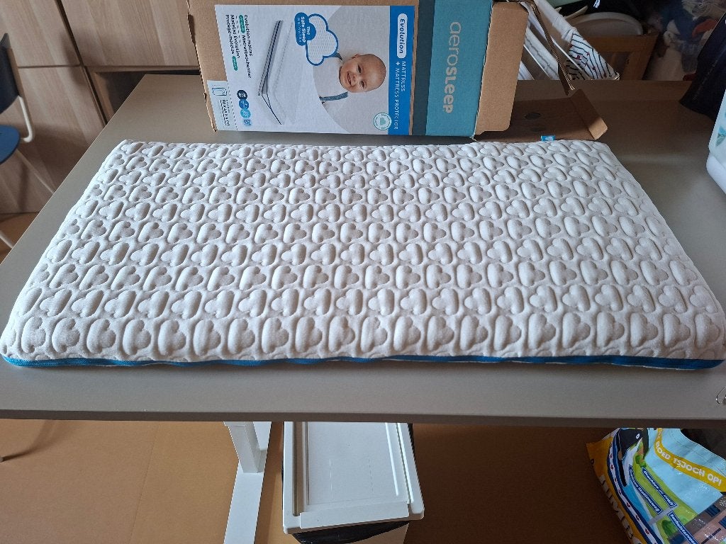 Aerosleep matras 40x80 ongebruikt, Ophalen of Verzenden, Zo goed als nieuw, Wieg