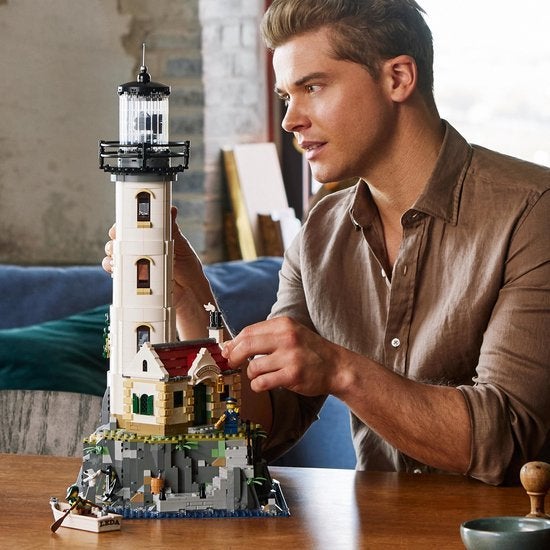 LEGO Ideas Gemotoriseerde vuurtoren met Lichtjes - 21335, Info@lego.com, Ruiterijschool 5, B-2930 Brasschaat, België, Lego, Ophalen of Verzenden