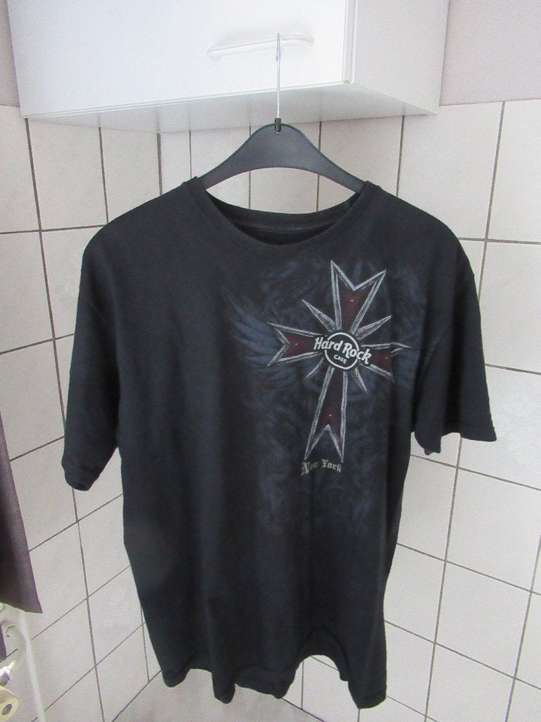 Origineel T-shirt Hardrock Cafe New-York Maat L. IZGST!, Maat 52/54 (L), Zwart, Zo goed als nieuw, Ophalen of Verzenden